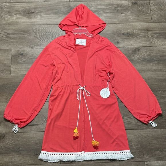 Sun50 UPF 50+ Beach Robe Swimsuit Cover Up‎ Pink Size Small - Picture 2 of 10